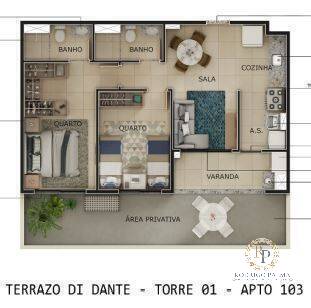 Apartamento à venda com 2 quartos, 56m² - Foto 22